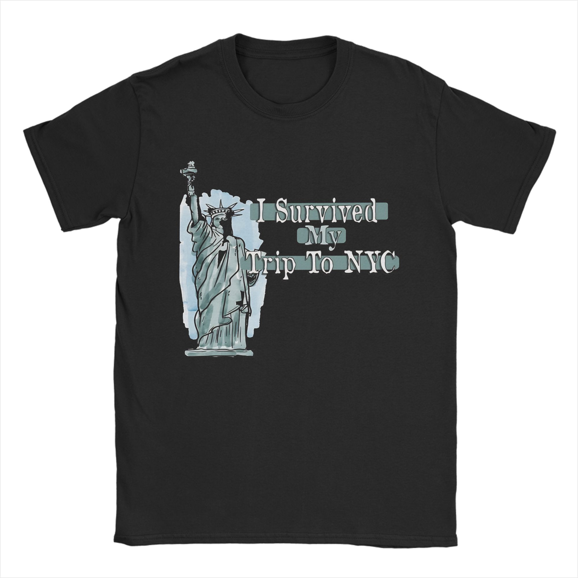Summer Clothing Nyc - Camiseta engraçada com estampa 'Eu sobrevivi