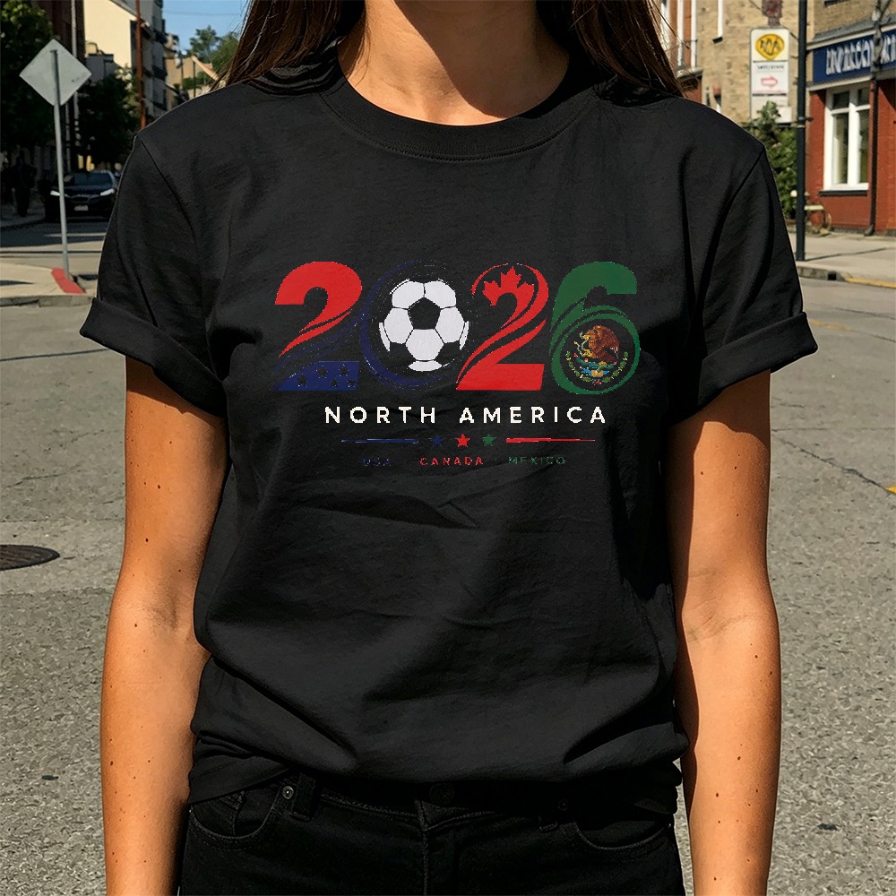 Summer Clothing Women Canada - Camiseta Gráfica de Futebol América do