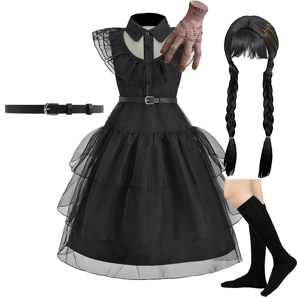 Summer Clothing Layering - Fantasia Infantil para Meninas, Vestido de