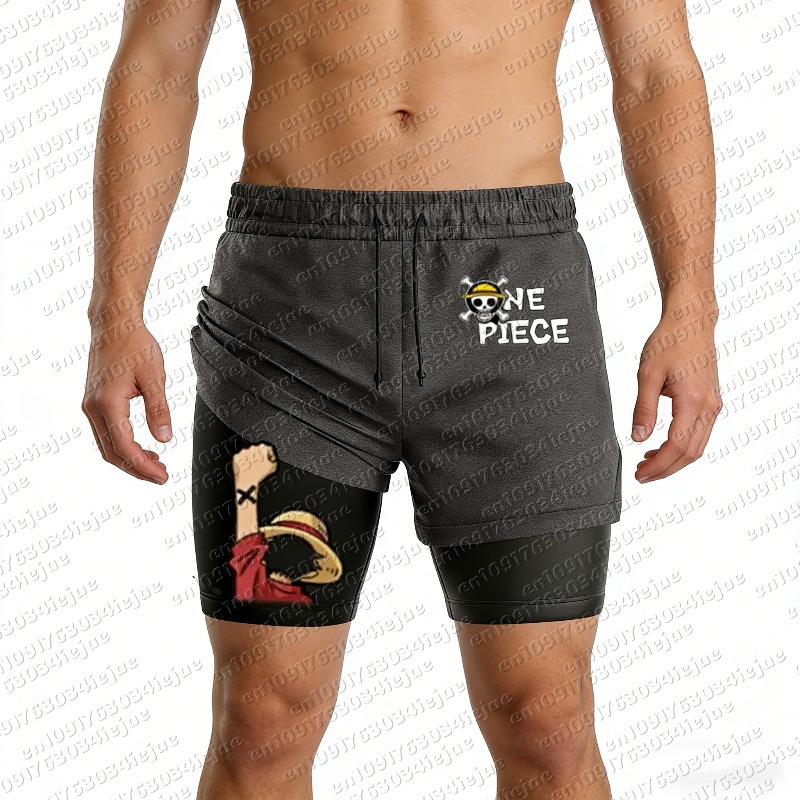 Summer Clothing Layering - 2026 Novo Short Masculino One Piece