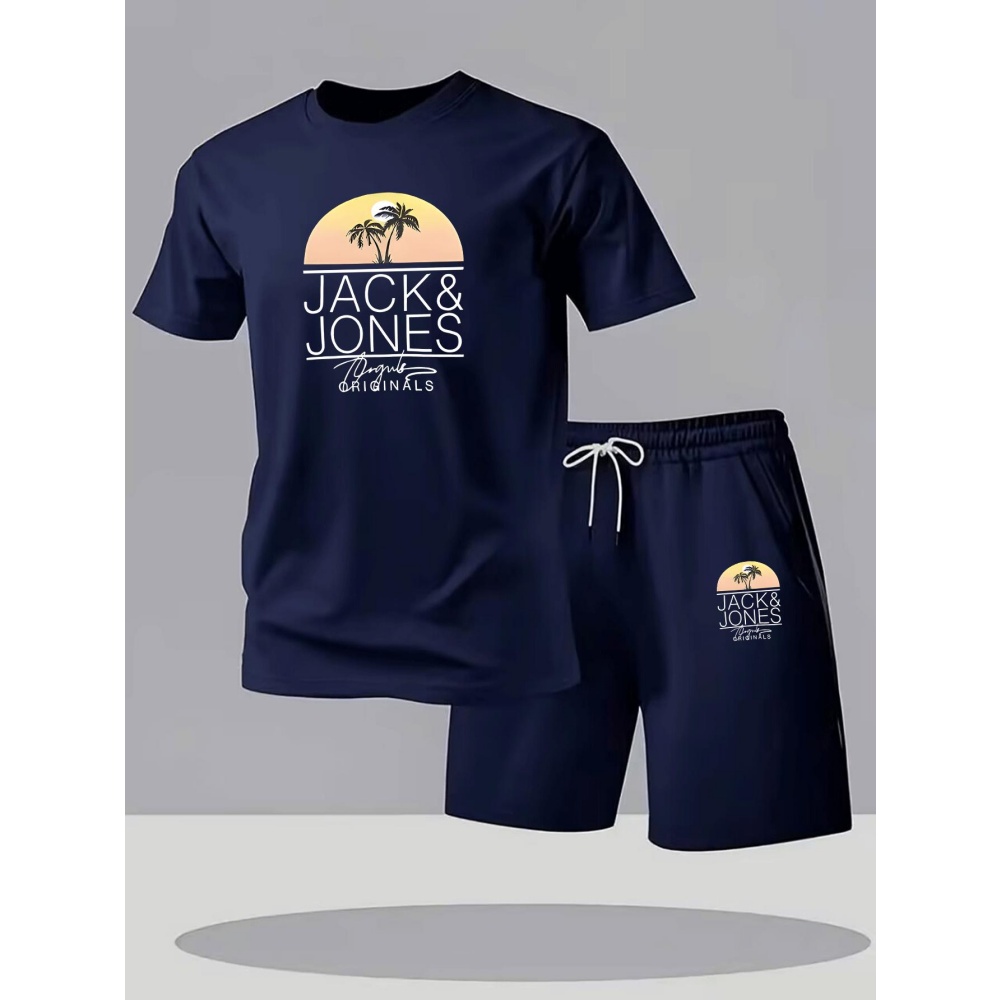 Summer Gym Clothing - Conjuntos de Camisetas Fitness Masculinas Respiráveis