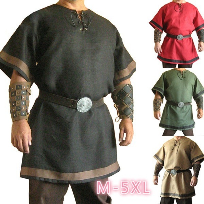 Summer Renaissance Clothing - Roupa Casual Masculina para Palco, Casaco