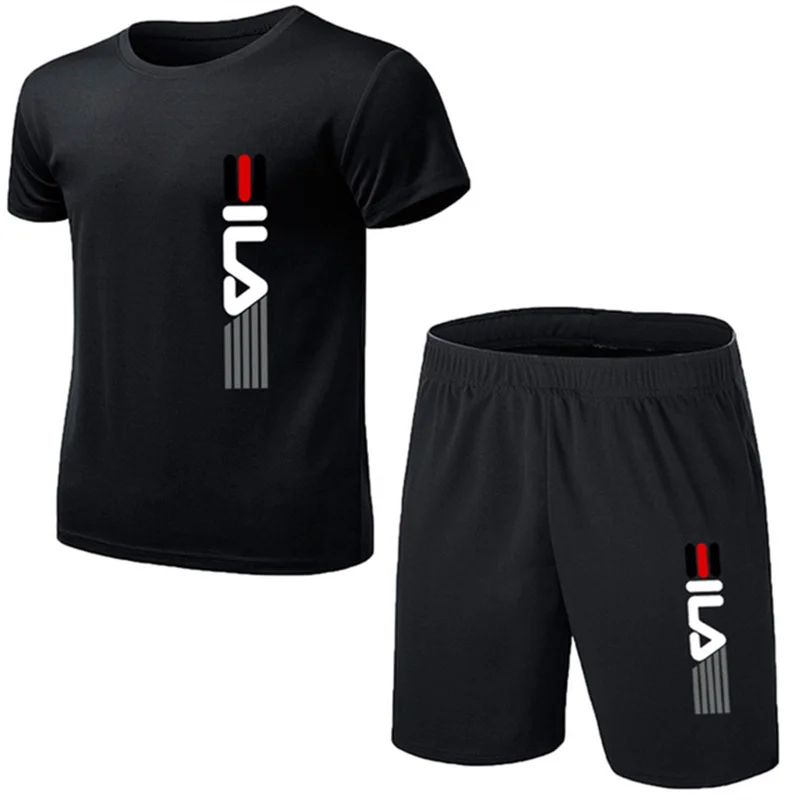 Summer Gym Clothing - Moda Masculina de Verão, Conjunto Simples