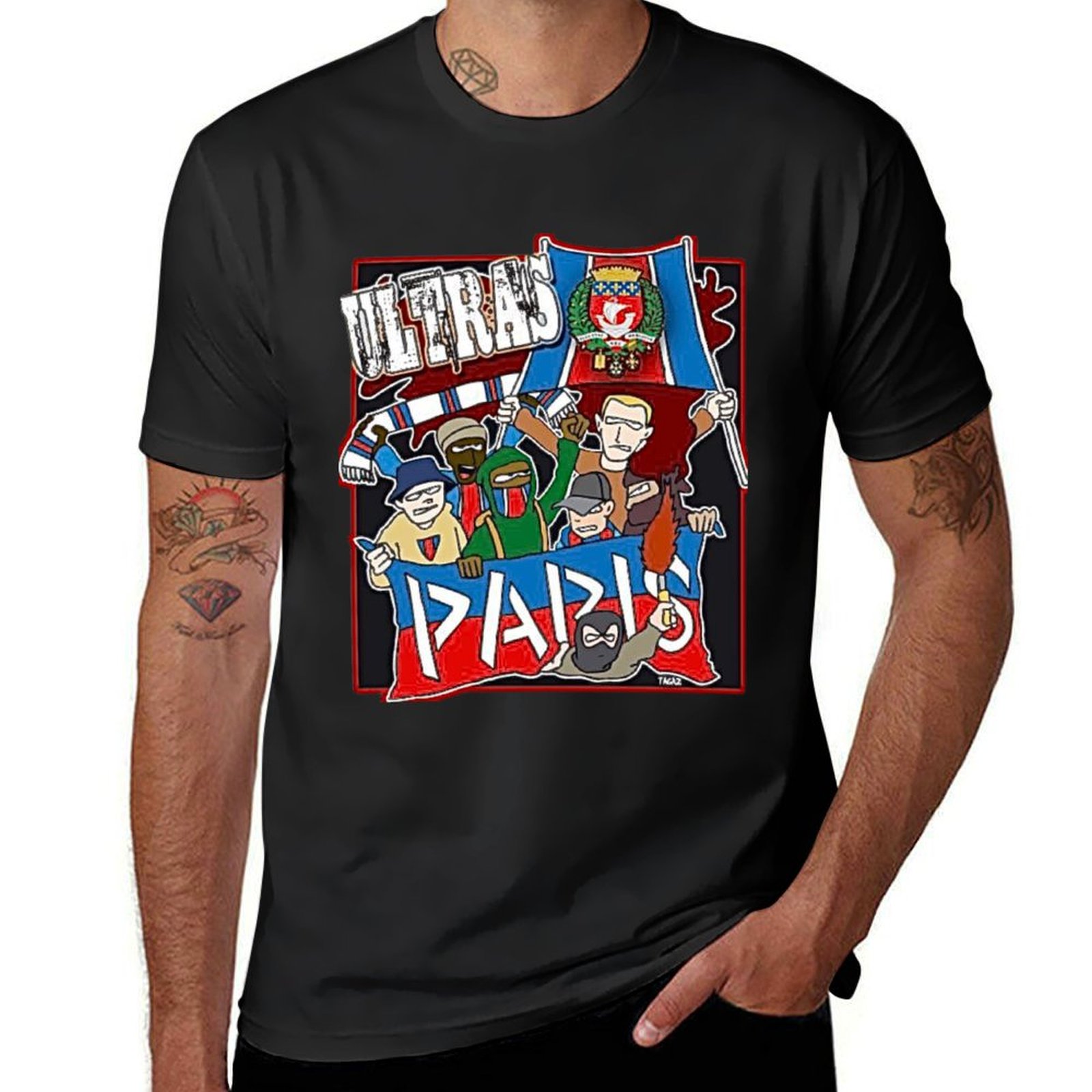 Summer Clothing In Paris - Camiseta estética parisiense para roupas masculinas,