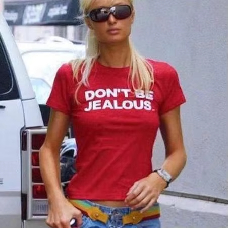 Summer Clothing In Paris - Camiseta Estampada 'Don't Be Jealous' Paris