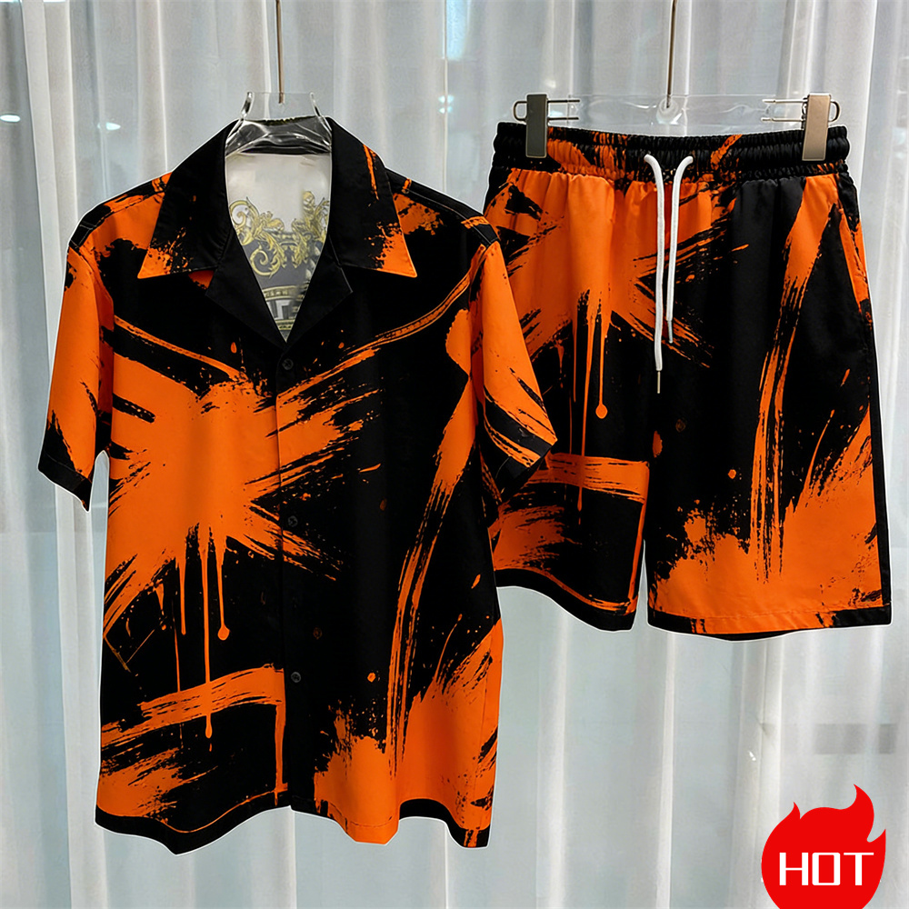 Conjunto masculino de duas peç - Summer Clothing Guys avaliação e preço