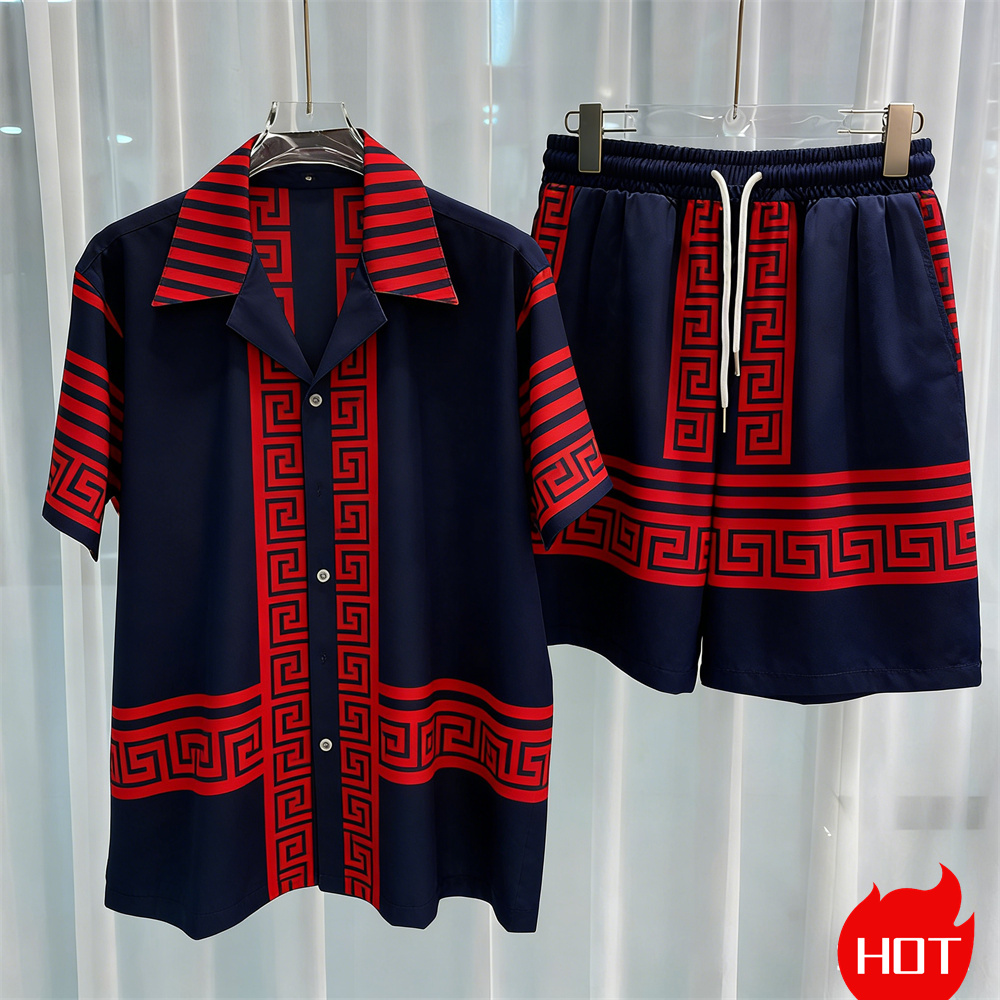 Conjunto masculino de duas peç - Summer Clothing Guys avaliação e preço