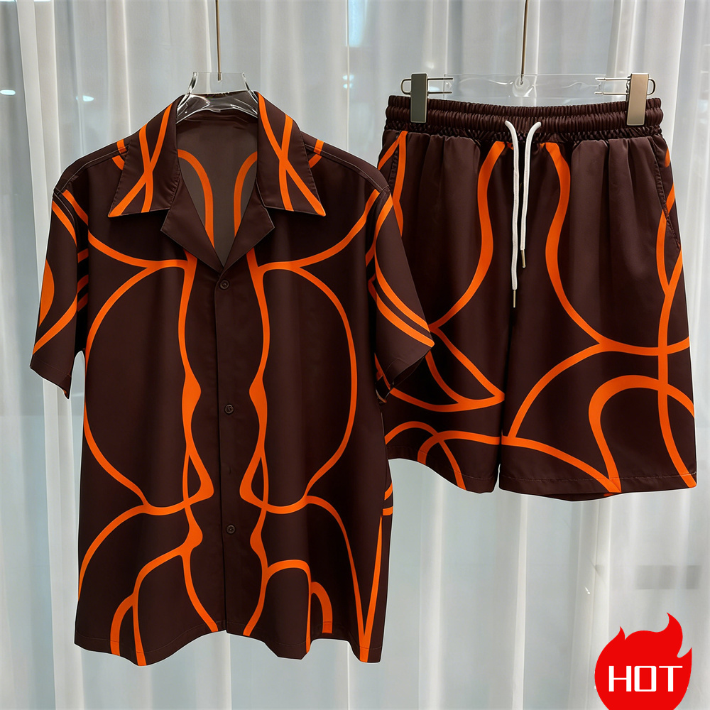 Conjunto masculino de duas peç - Summer Clothing Guys avaliação e preço