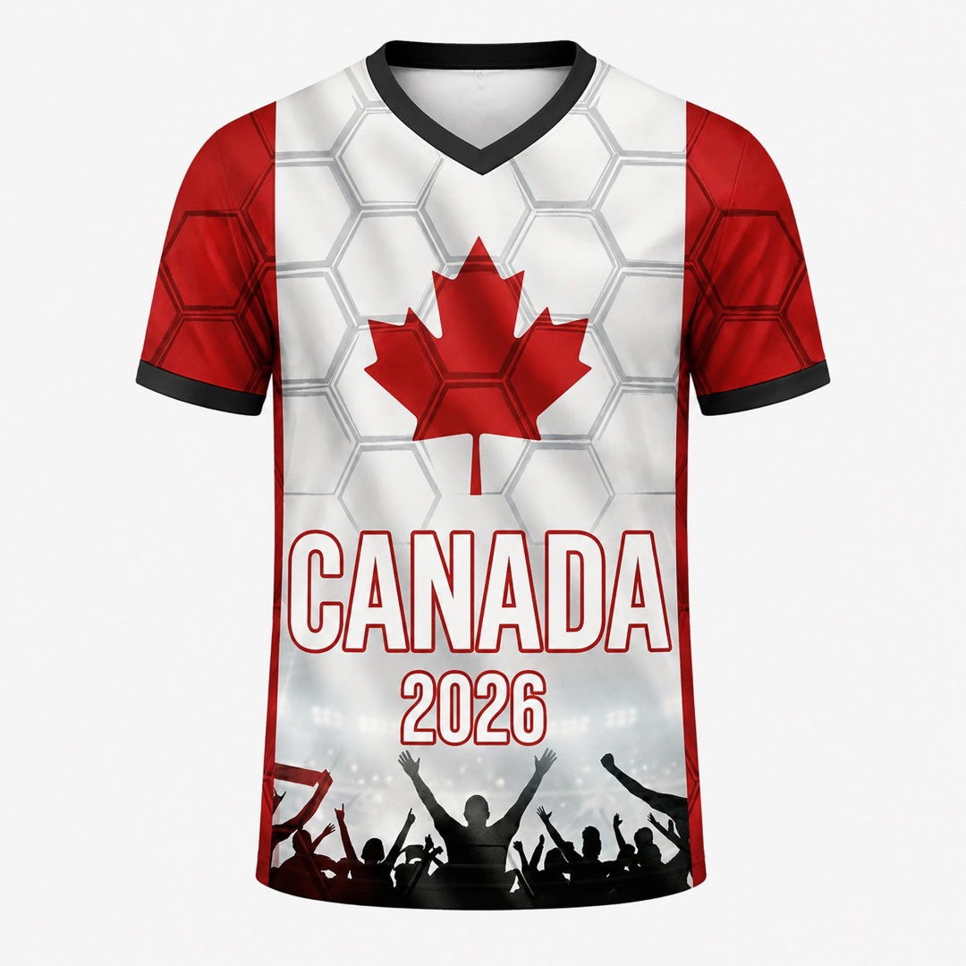 Camisa de Futebol Canadá 2026, - Summer Clothing Women Canada avaliação e preço