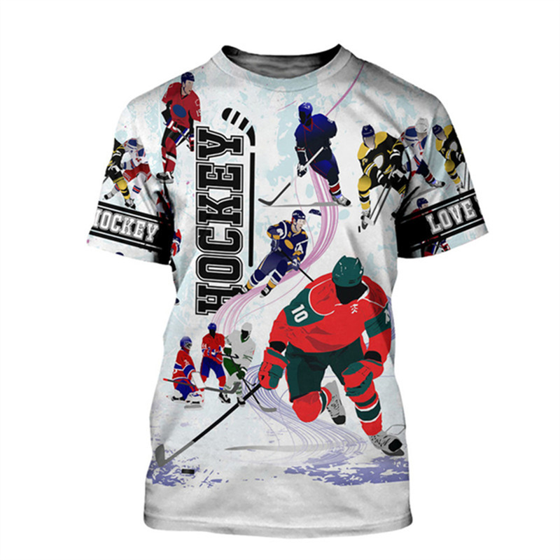 Camiseta esportiva de hóquei c - Summer Clothing Women Canada avaliação e preço