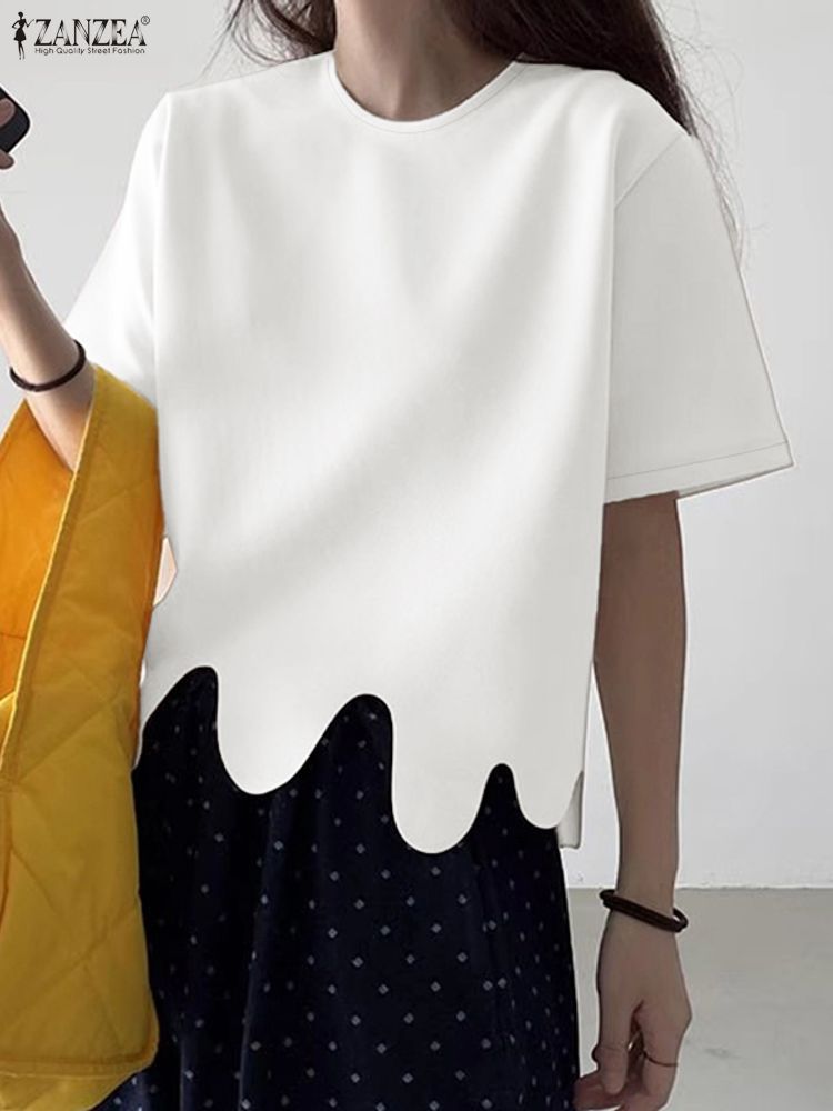 2025 zanzea elegante blusa de  - Summer Clothing Work avaliação e preço
