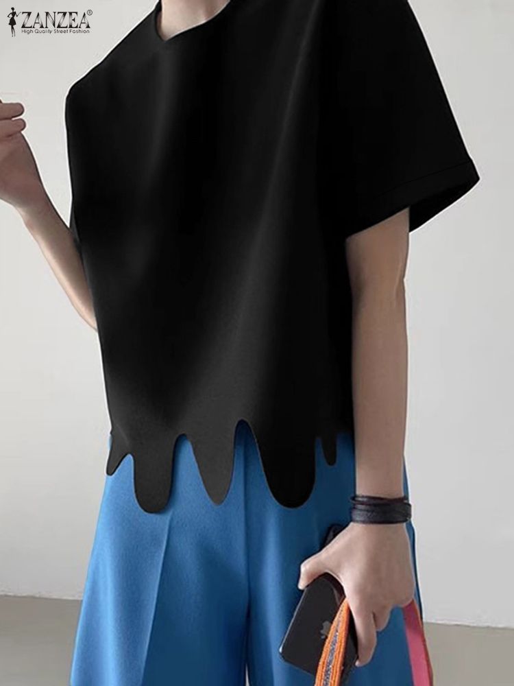 2025 zanzea elegante blusa de  - Summer Clothing Work avaliação e preço