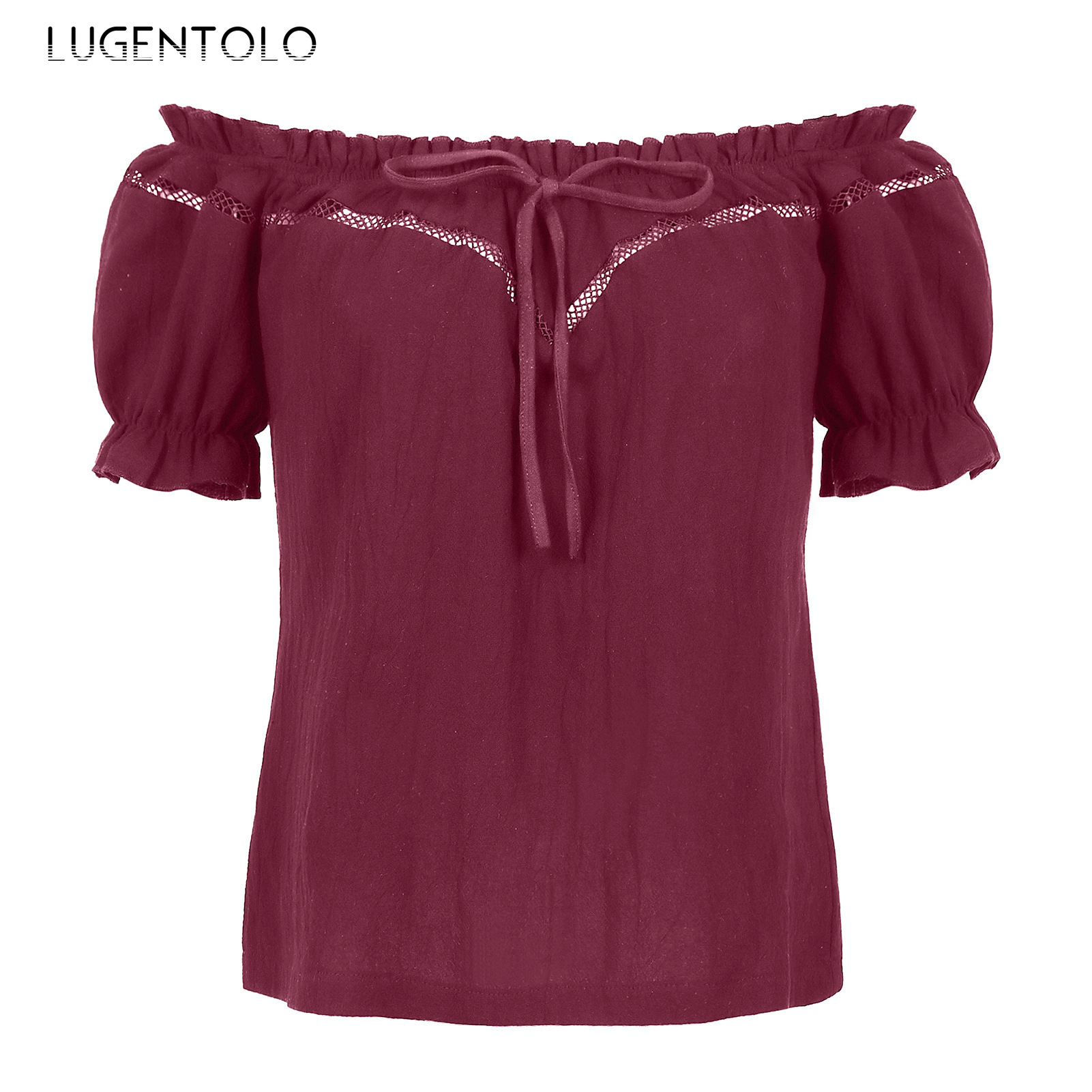 Mulheres retro camisa escura r - Summer Renaissance Clothing avaliação e preço