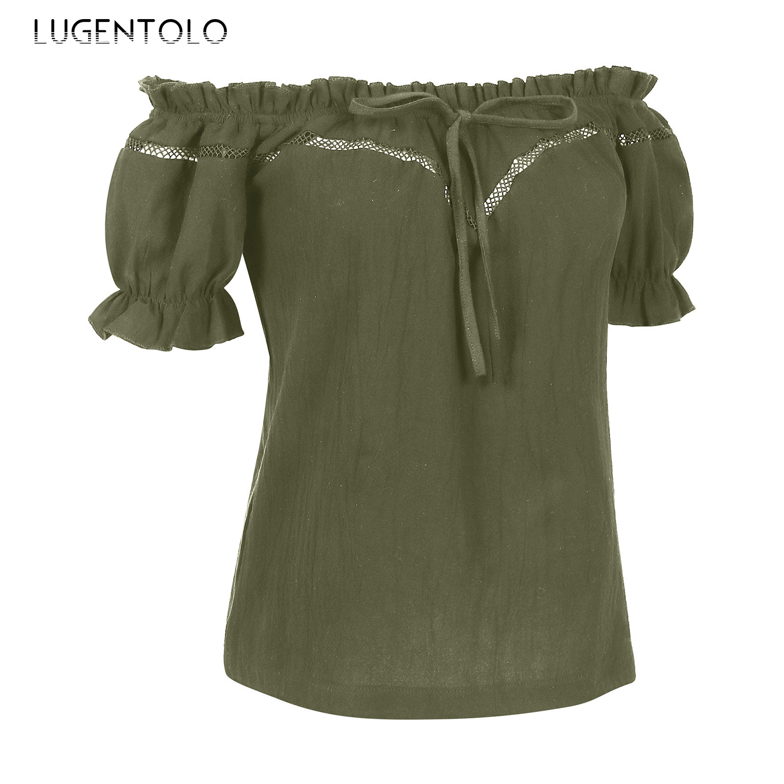 Mulheres retro camisa escura r - Summer Renaissance Clothing avaliação e preço