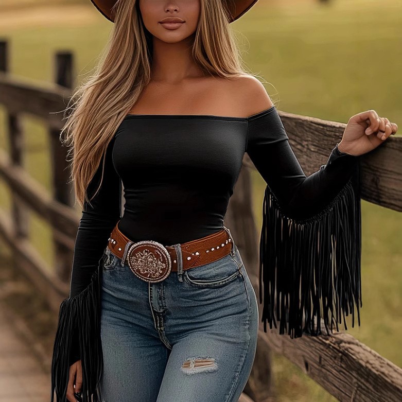 Roupas Femininas Blusa de Mang - Off Shoulder Blouse avaliação e preço
