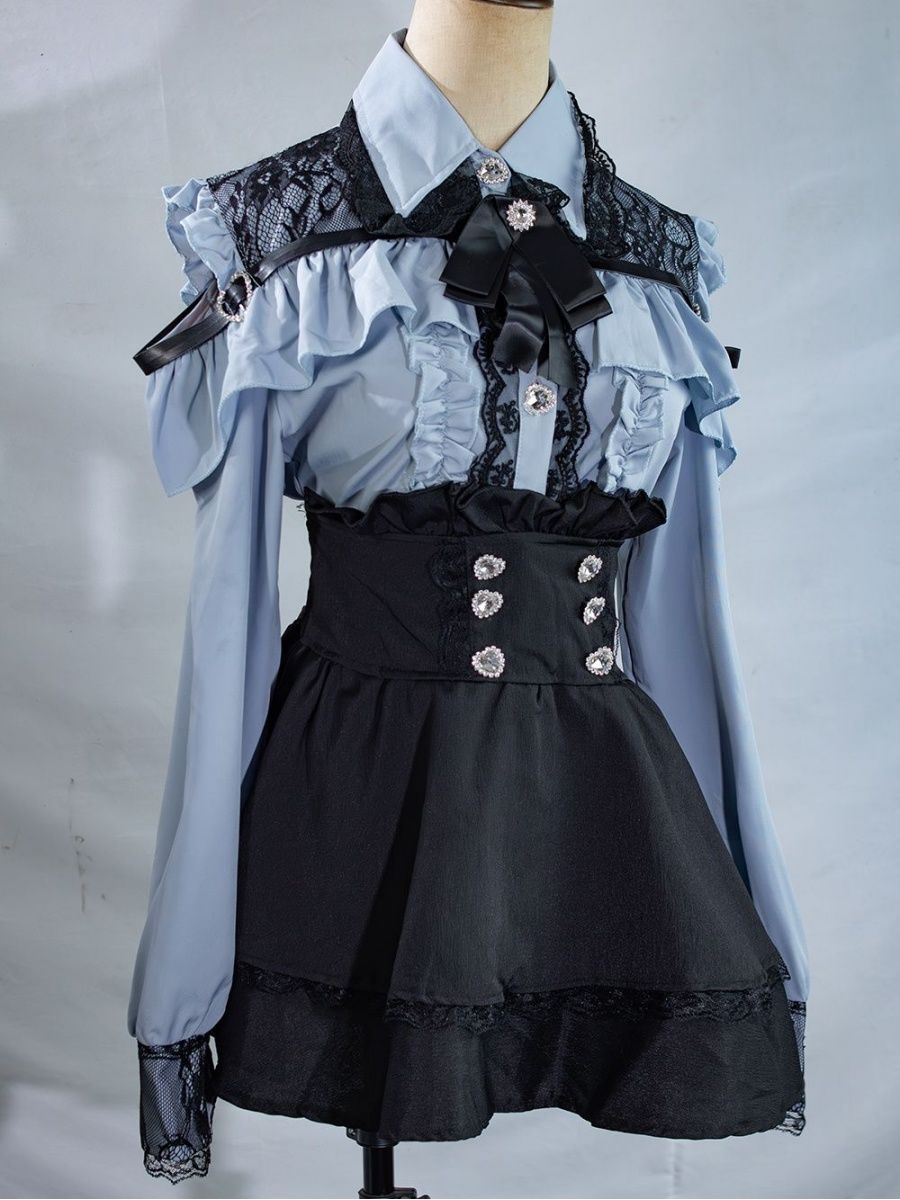 Conjunto de 2 Peças de Uniform - Off Shoulder Blouse avaliação e preço