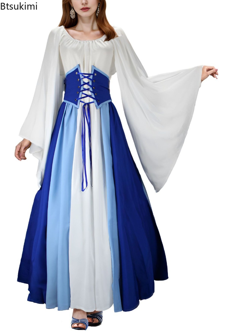 Novo Vestido Gótico Medieval V - Summer Renaissance Clothing avaliação e preço