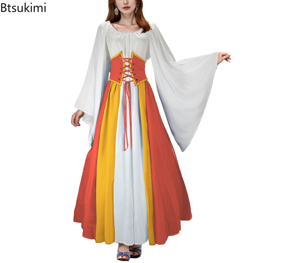 Novo Vestido Gótico Medieval V - Summer Renaissance Clothing avaliação e preço