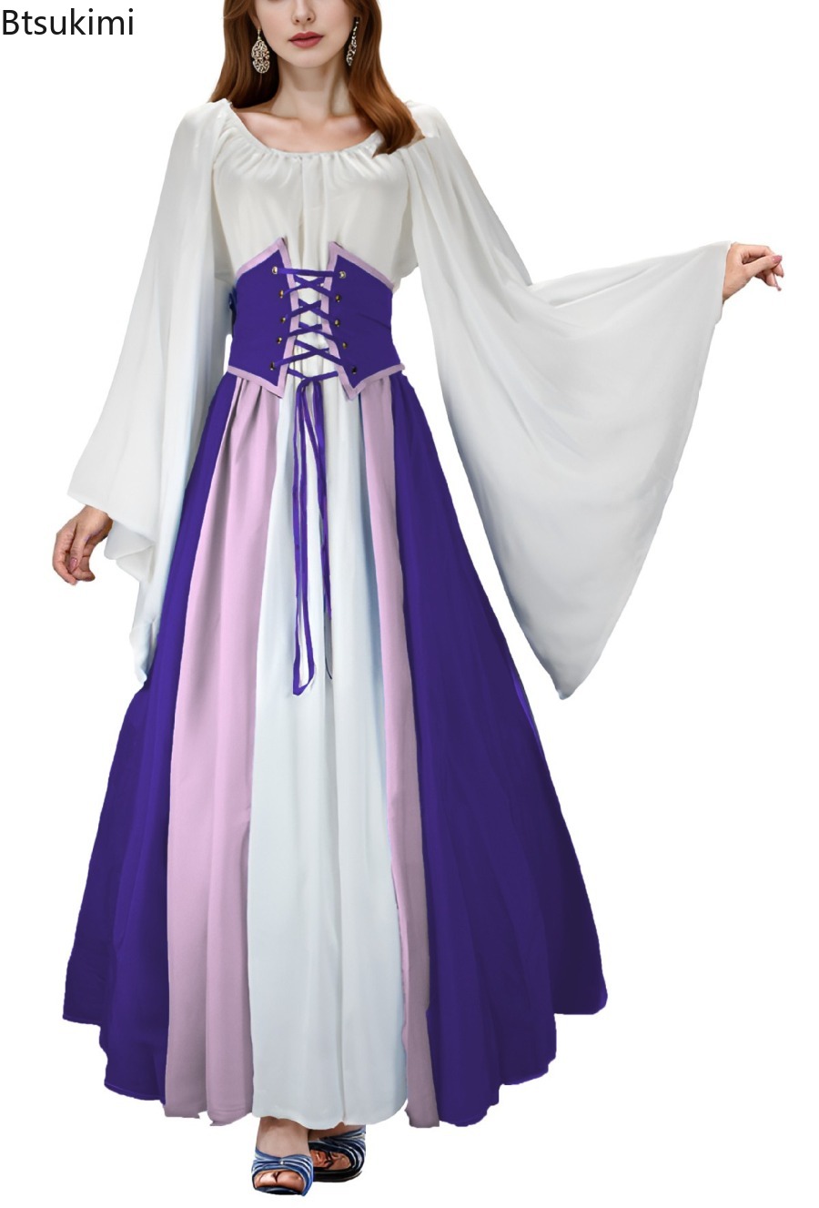 Novo Vestido Gótico Medieval V - Summer Renaissance Clothing avaliação e preço