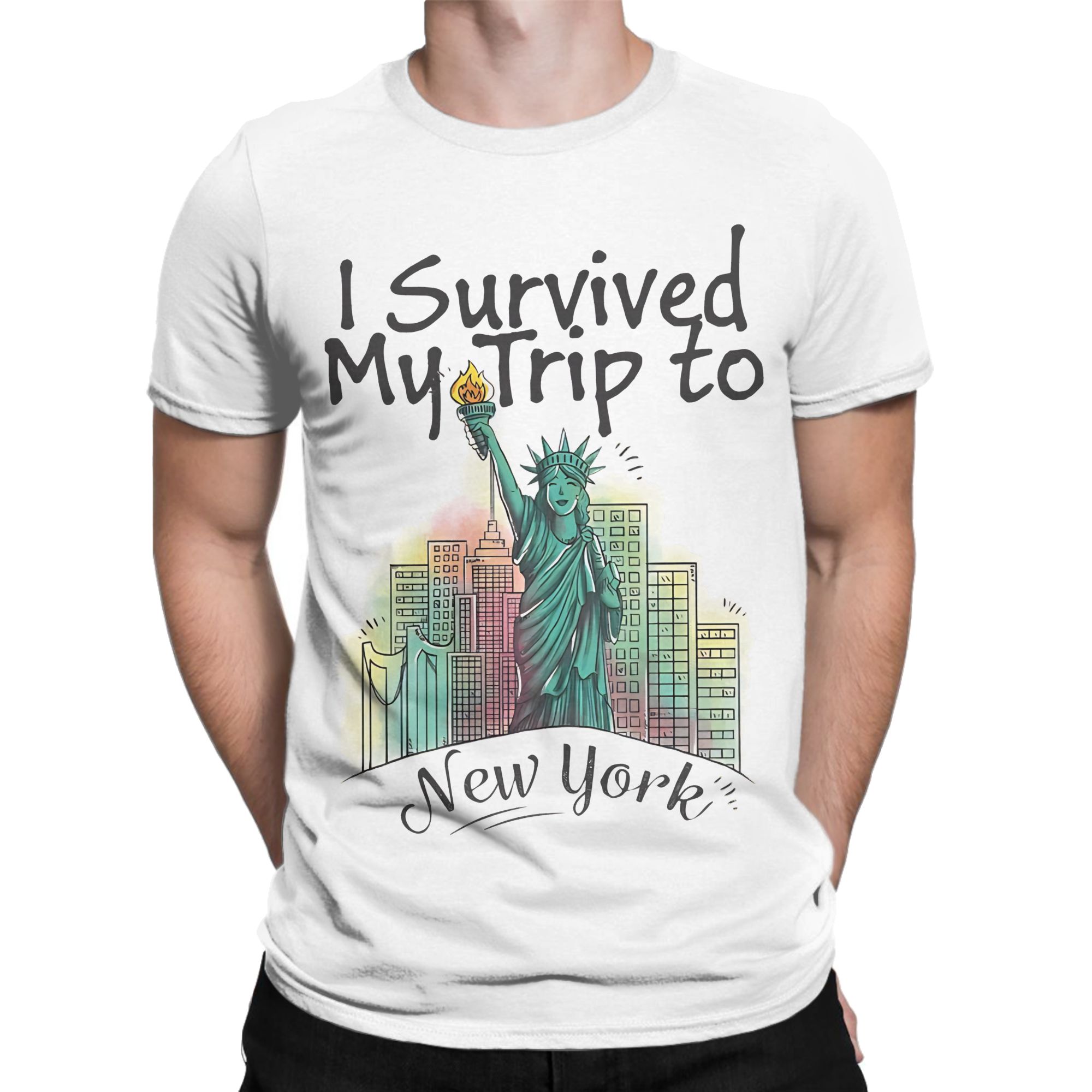 Camiseta retrô I Survived My T - Summer Clothing Nyc avaliação e preço