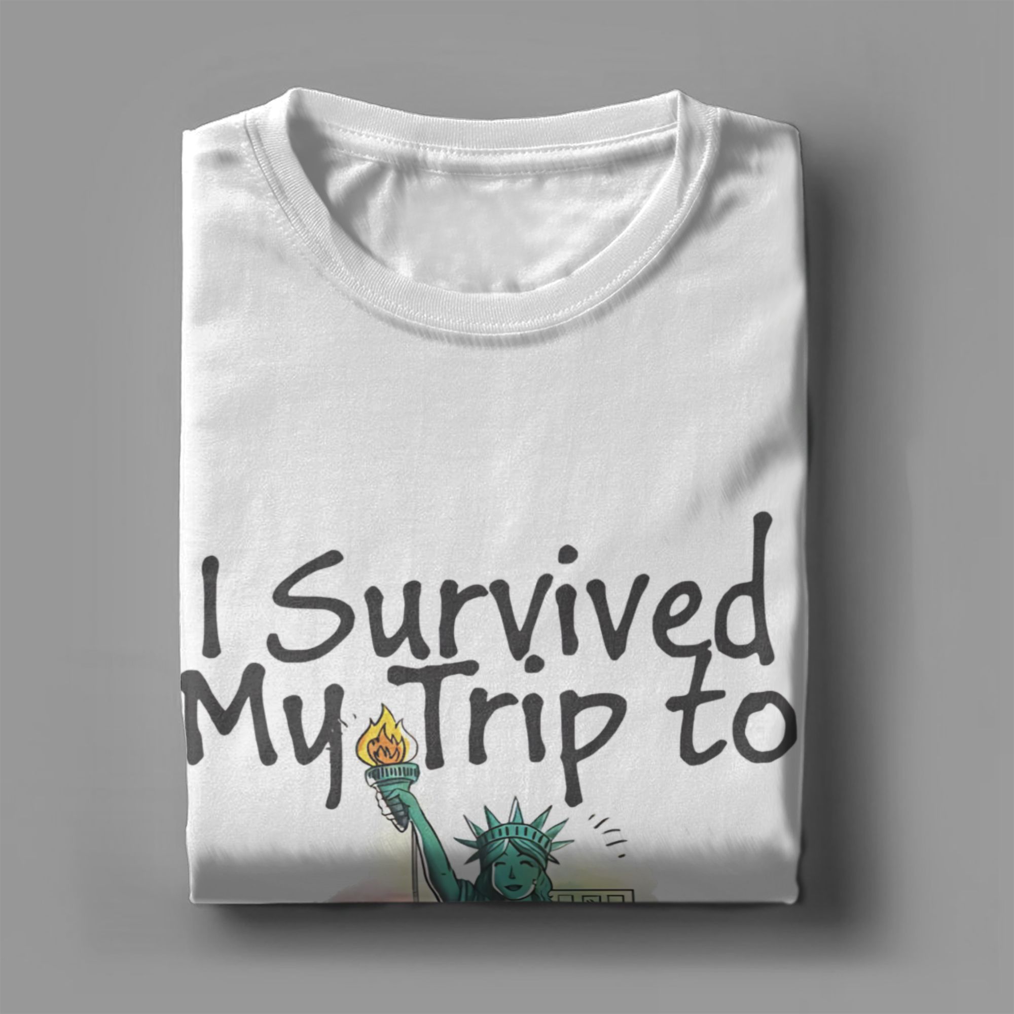 Camiseta retrô I Survived My T - Summer Clothing Nyc avaliação e preço