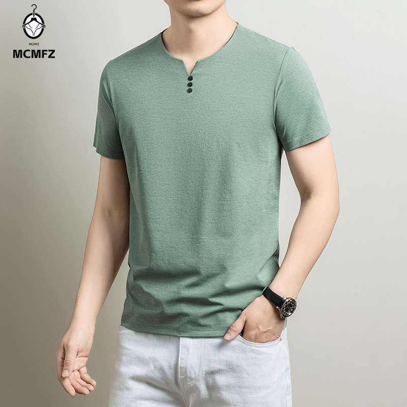 Camiseta Henley Básica Masculi - Summer Clothing Guys avaliação e preço