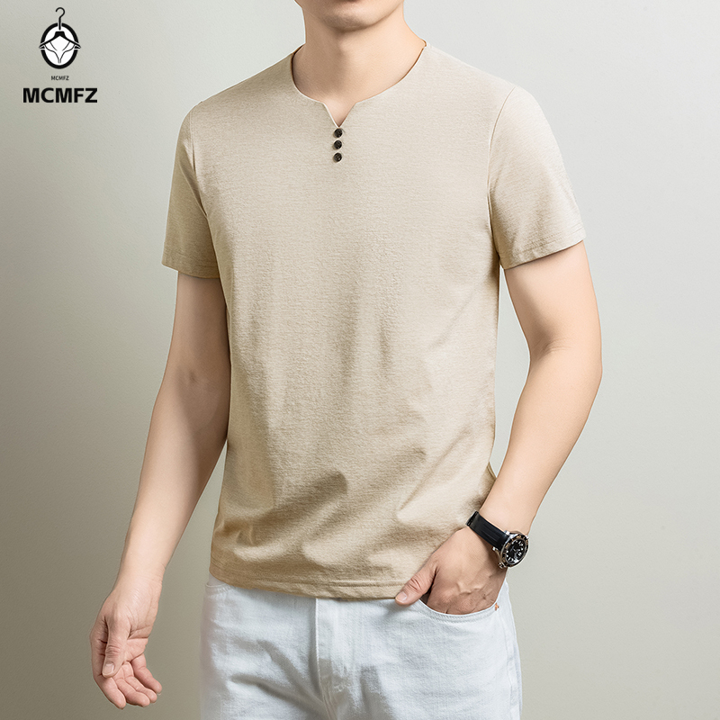 Camiseta Henley Básica Masculi - Summer Clothing Guys avaliação e preço