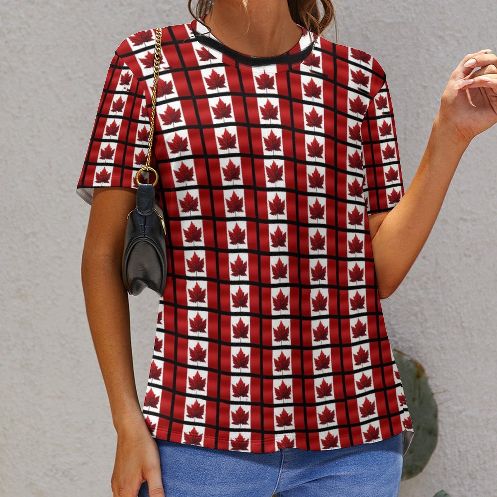 Tamanho grande bandeiras impre - Summer Clothing Women Canada avaliação e preço