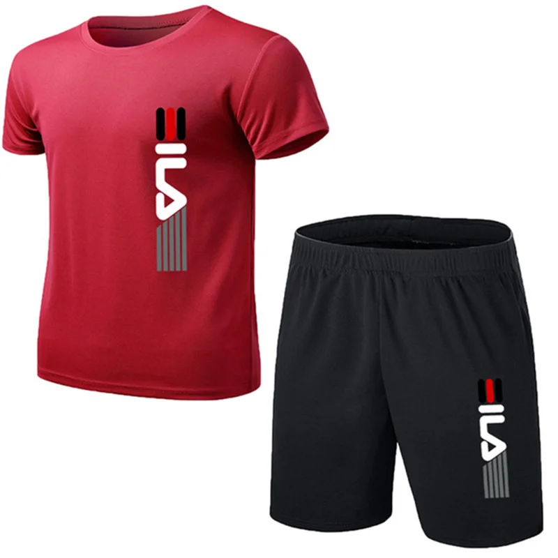 Moda Masculina de Verão, Conju - Summer Gym Clothing avaliação e preço