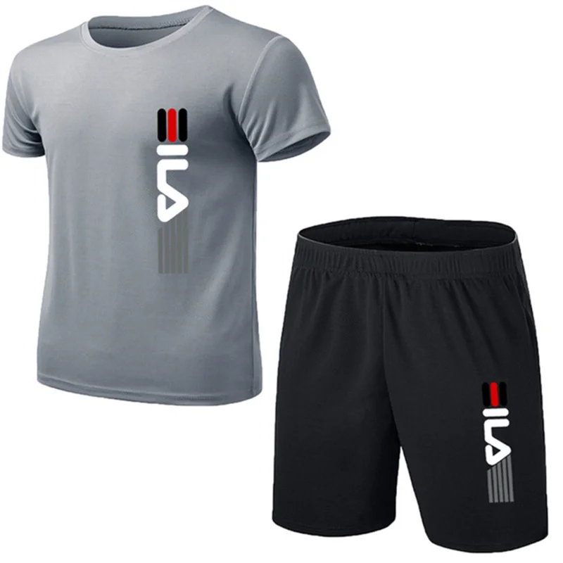 Moda Masculina de Verão, Conju - Summer Gym Clothing avaliação e preço