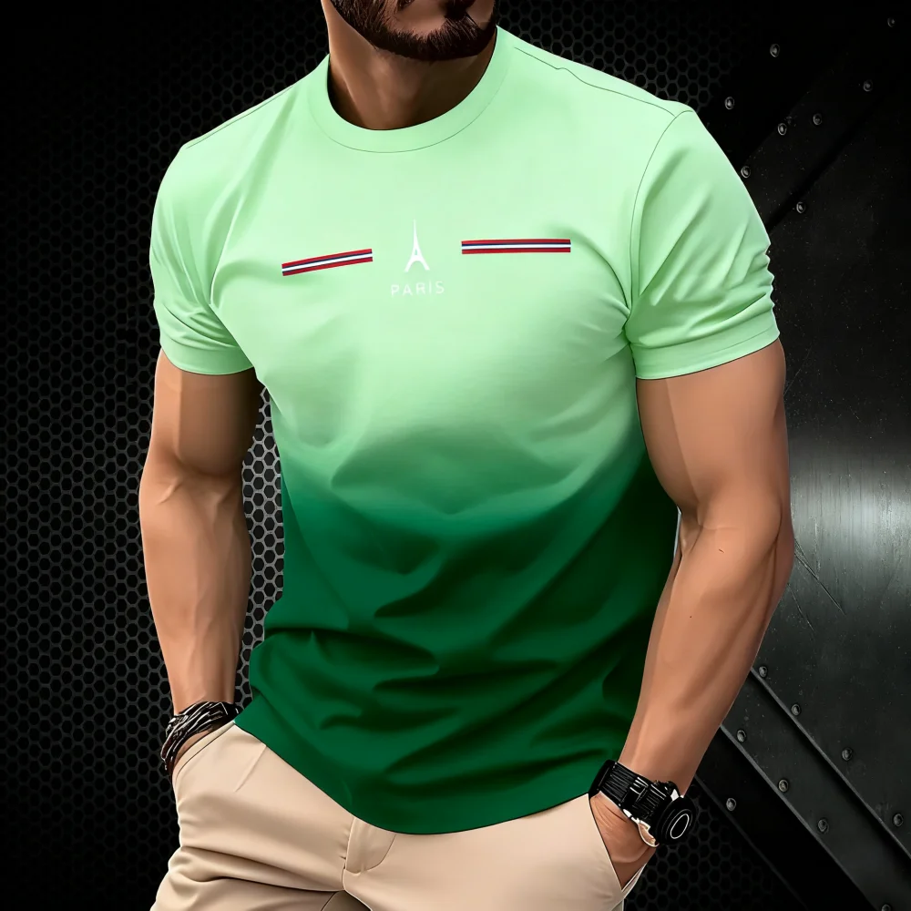 Camiseta Masculina de Verão co - Summer Clothing In Paris avaliação e preço