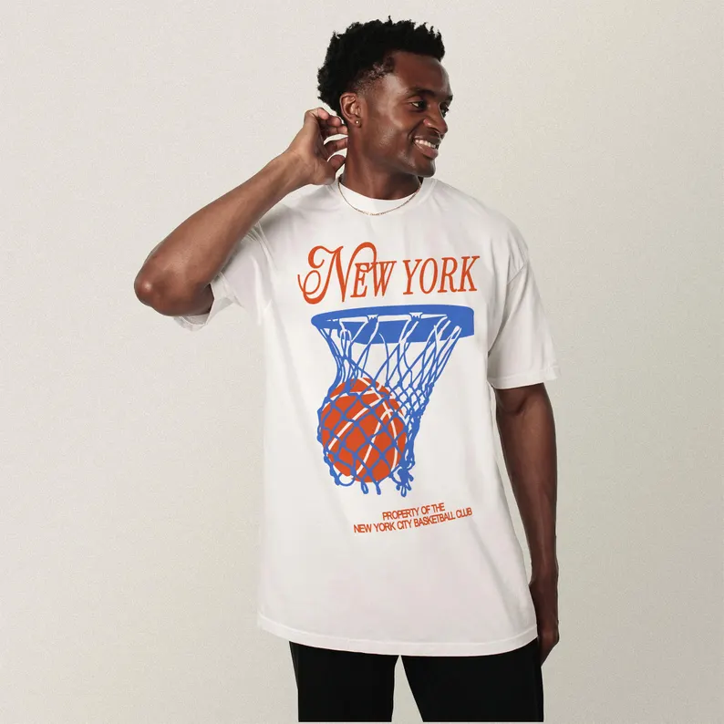 Camiseta de Basquete Nova York - Summer Clothing Nyc avaliação e preço