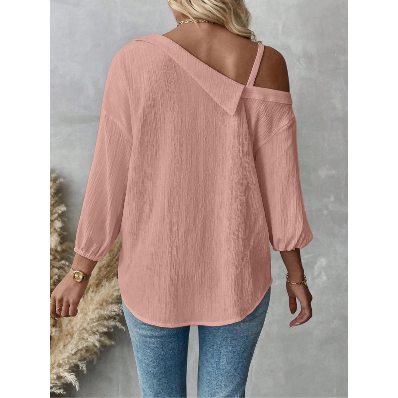 Plus Size1XL-5XL blusas femini - Off Shoulder Blouse avaliação e preço
